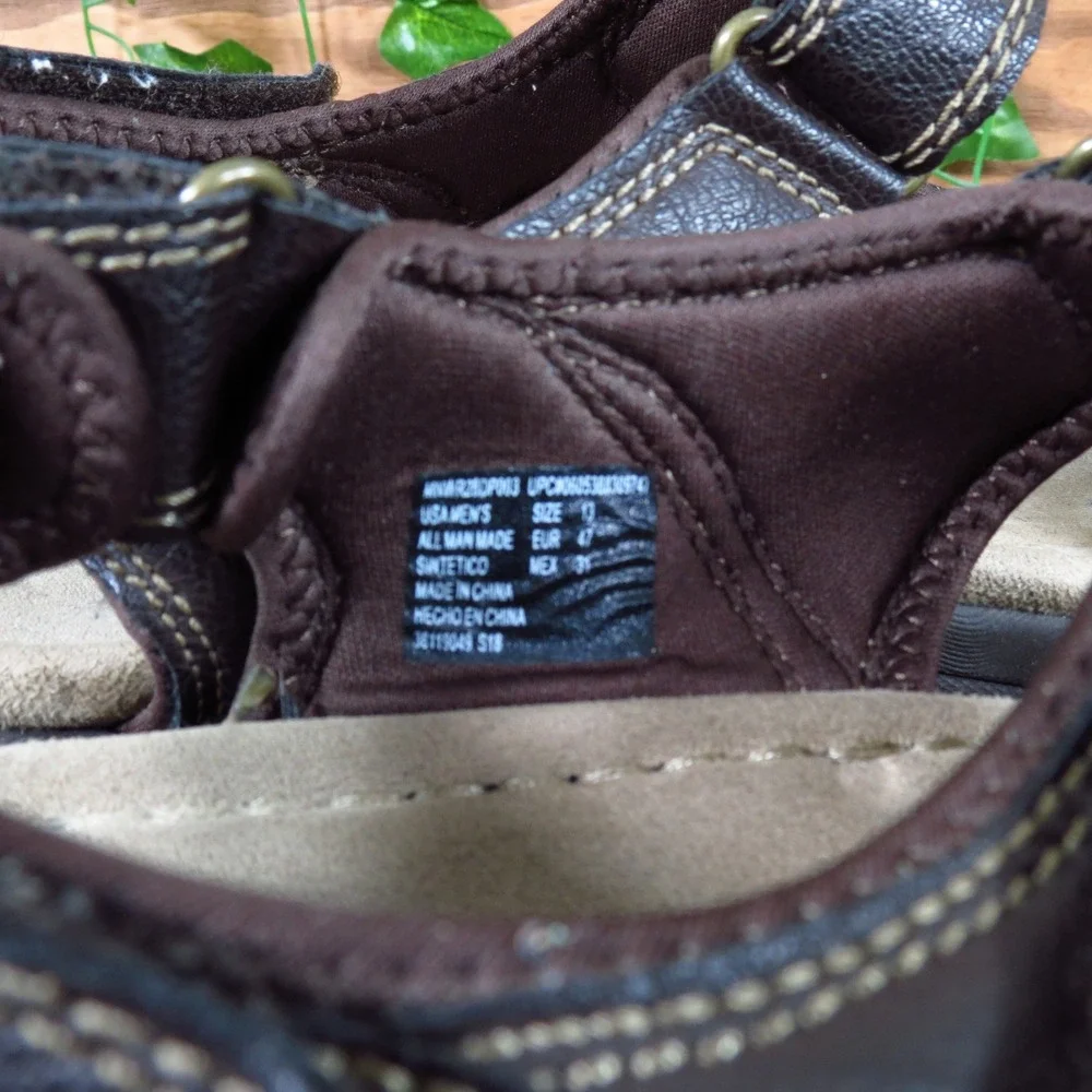 Wrangler MNWR28OP003 Mens Sport Sandals‎ Size 13 Casual Outdoor Brown Synthetic